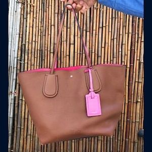 Coach Leather Tote Bag